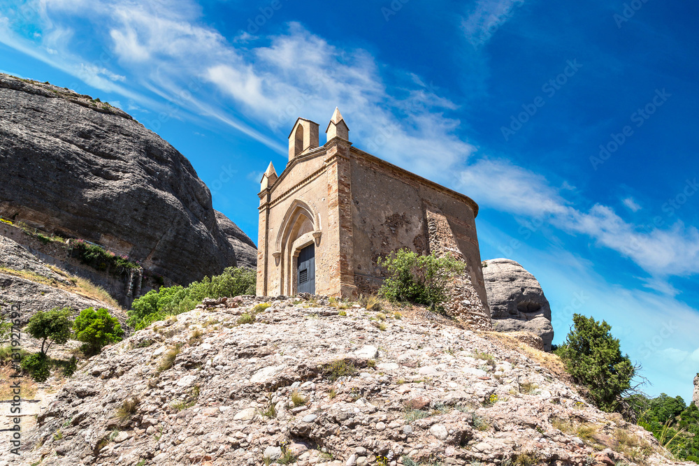Small church in Montserrat abbey
