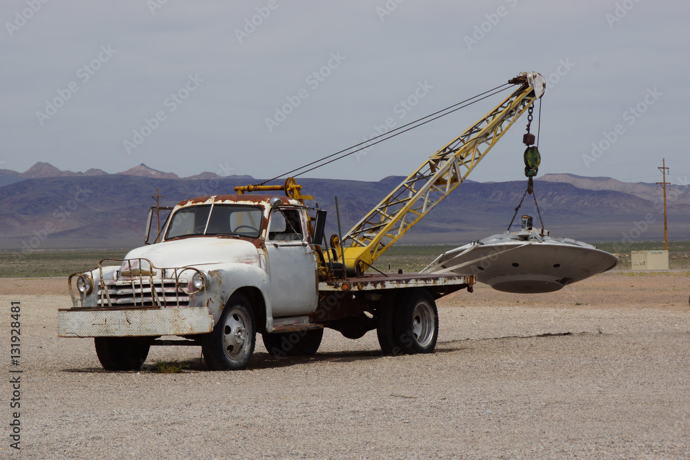 Fototapeta premium UFO Transport