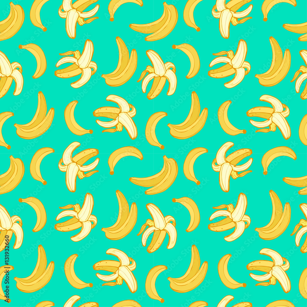 Fruits banana seamless patterns Fruits banana seamless patterns