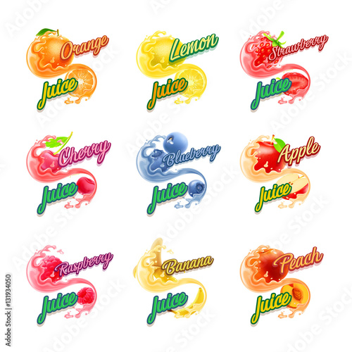 set fruits