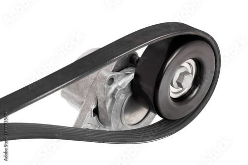 Photography Timing belt, pulley and tensioner.