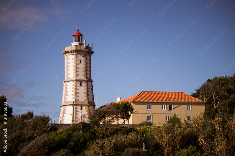 Obraz premium Guia Lighthouse in Cascais. Portugal