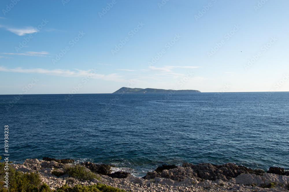 Bisevo island in the Adriatic sea Bisevo island in the Adriatic sea