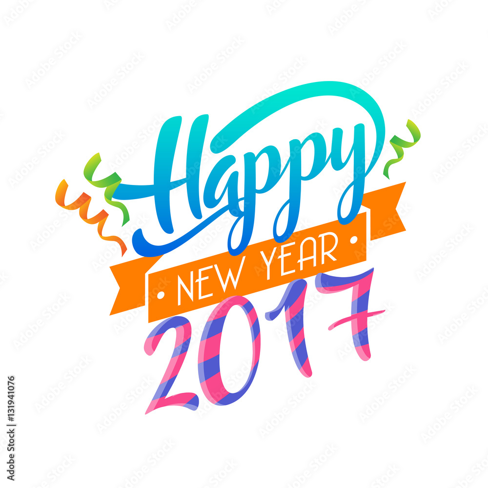 Modern Happy New Year 2017 Celebration Card, Suitable for Invitation, Web Banner, Social Media, and New Year Related Occasion Modern Happy New Year 2017 Celebration Card, Suitable for Invitation, Web Banner, Social Media, and New Year Related Occasion