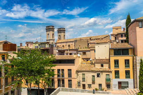 Panoramic view of Girona