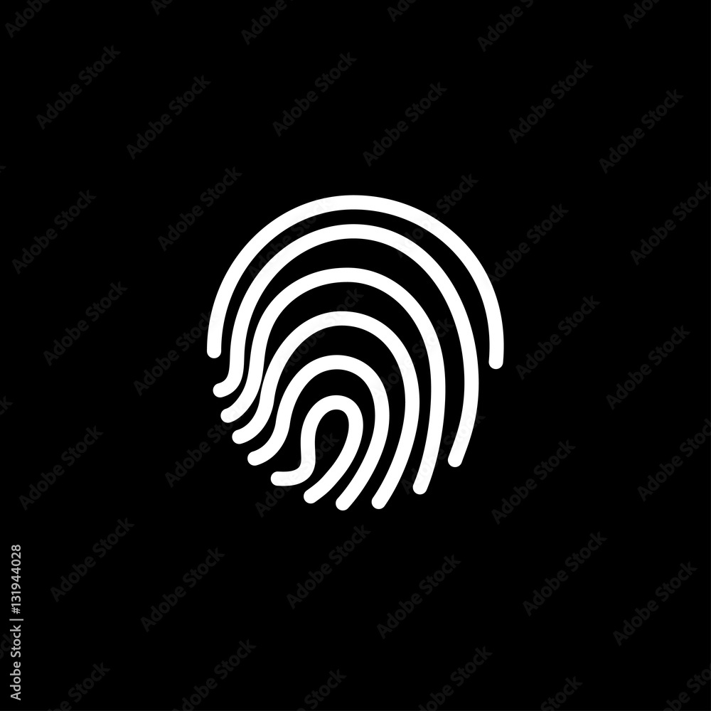 fingerprint icon. illustration sign symbol fingerprint icon. illustration sign symbol
