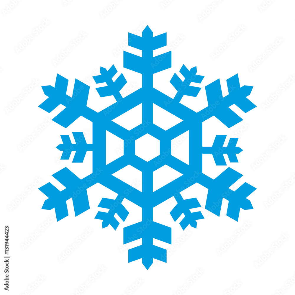 Snowflake Icon. Snowflake vector. Snowflake isolated on blue background. Winter snowflake. blue on white Snowflake Icon. Snowflake vector. Snowflake isolated on blue background. Winter snowflake. blue on white