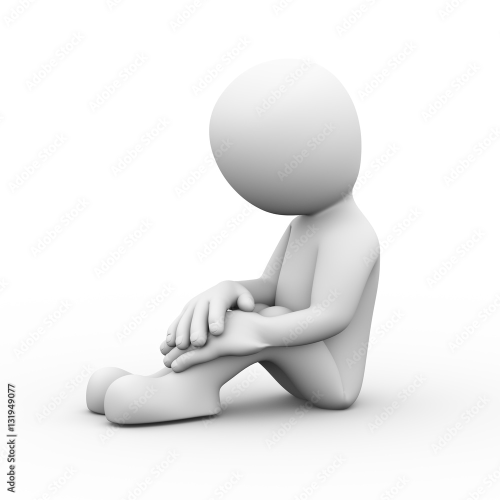 3d man sadness 3d man sadness