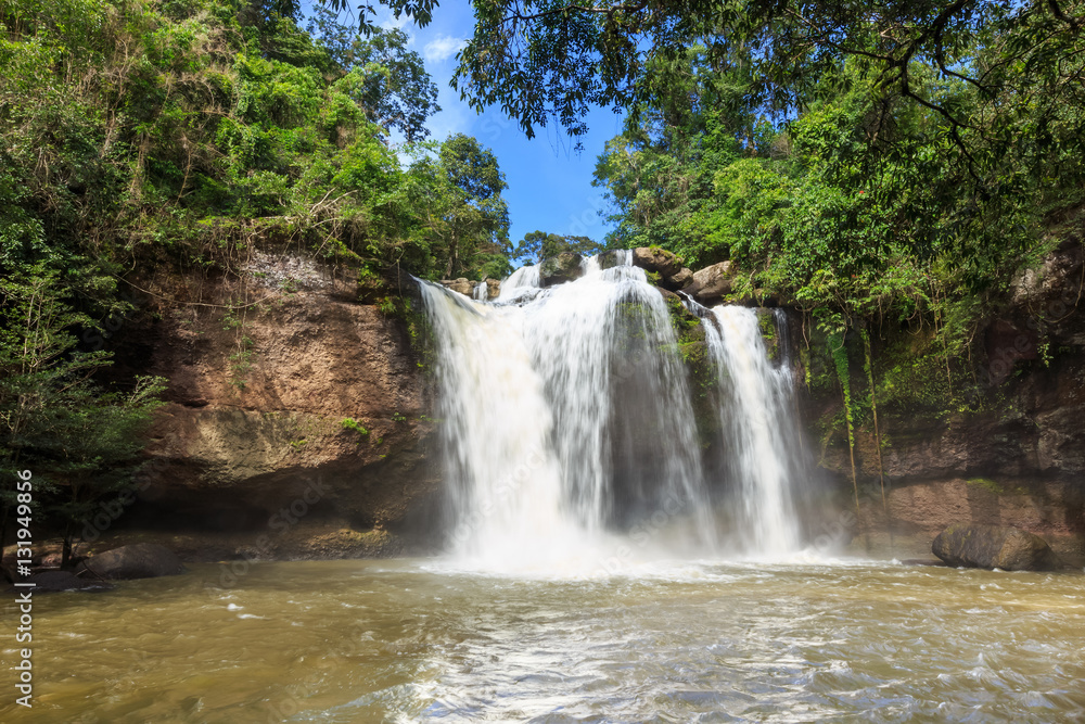 Haew suwat waterfall, khao yai national park, Thailand Haew suwat waterfall, khao yai national park, Thailand