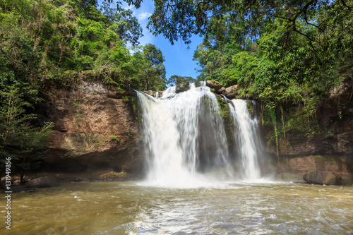 Haew suwat waterfall, khao yai national park, Thailand © wirojsid