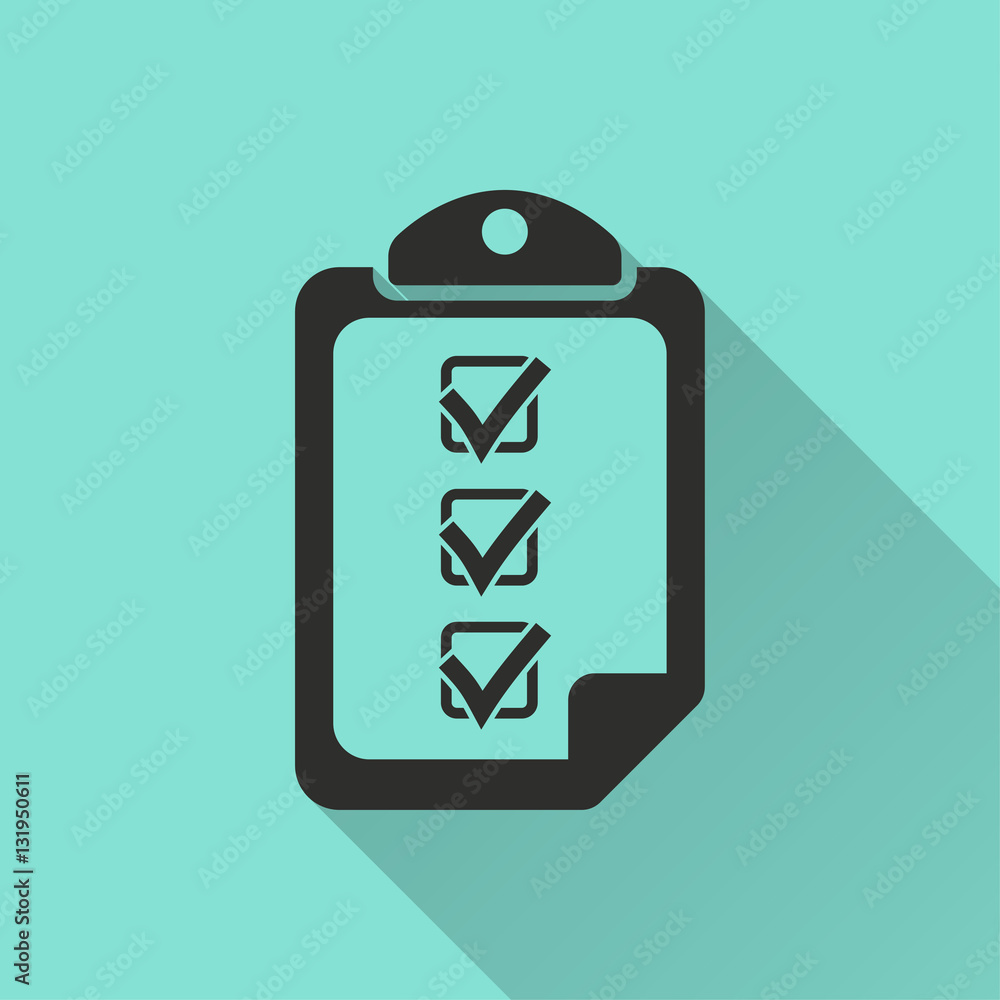 Clipboard - vector icon. Clipboard - vector icon.