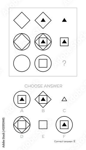 IQ test. Choose answer