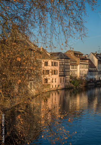 Tourist area "Petite France" in Strasbourg