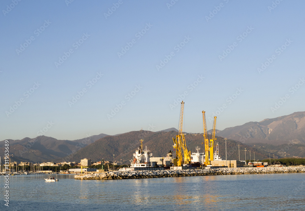photo of marina di carrara harbour