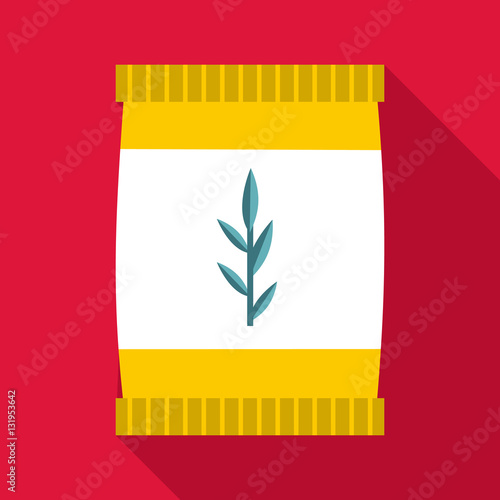 Plastic jar icon. Flat illustration of plastic jar vector icon for web
