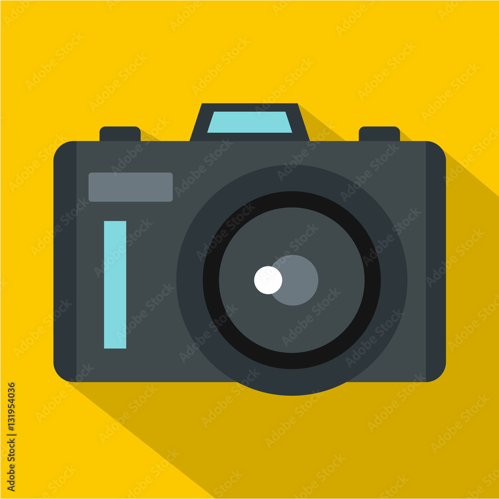 Photocamera icon. Flat illustration of photocamera vector icon for web Photocamera icon. Flat illustration of photocamera vector icon for web