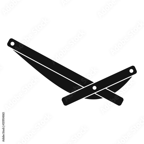 Recliner icon. Simple illustration of recliner vector icon for web