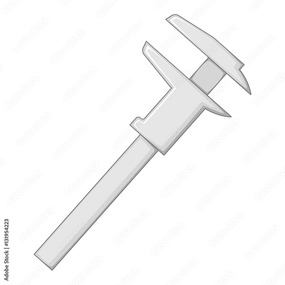 Caliper icon. Cartoon illustration of caliper vector icon for web design Caliper icon. Cartoon illustration of caliper vector icon for web design
