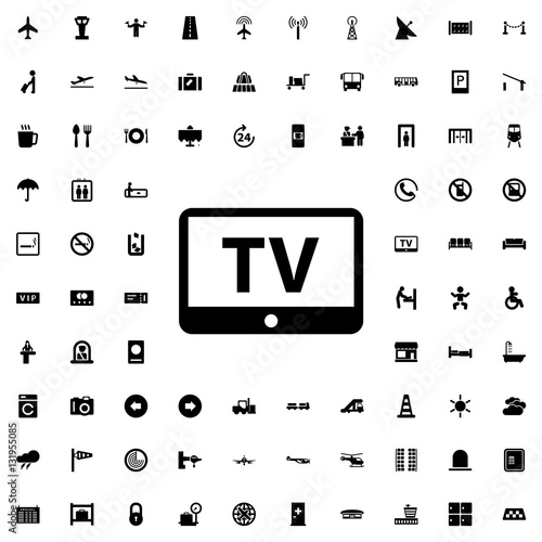 TV icon illustration