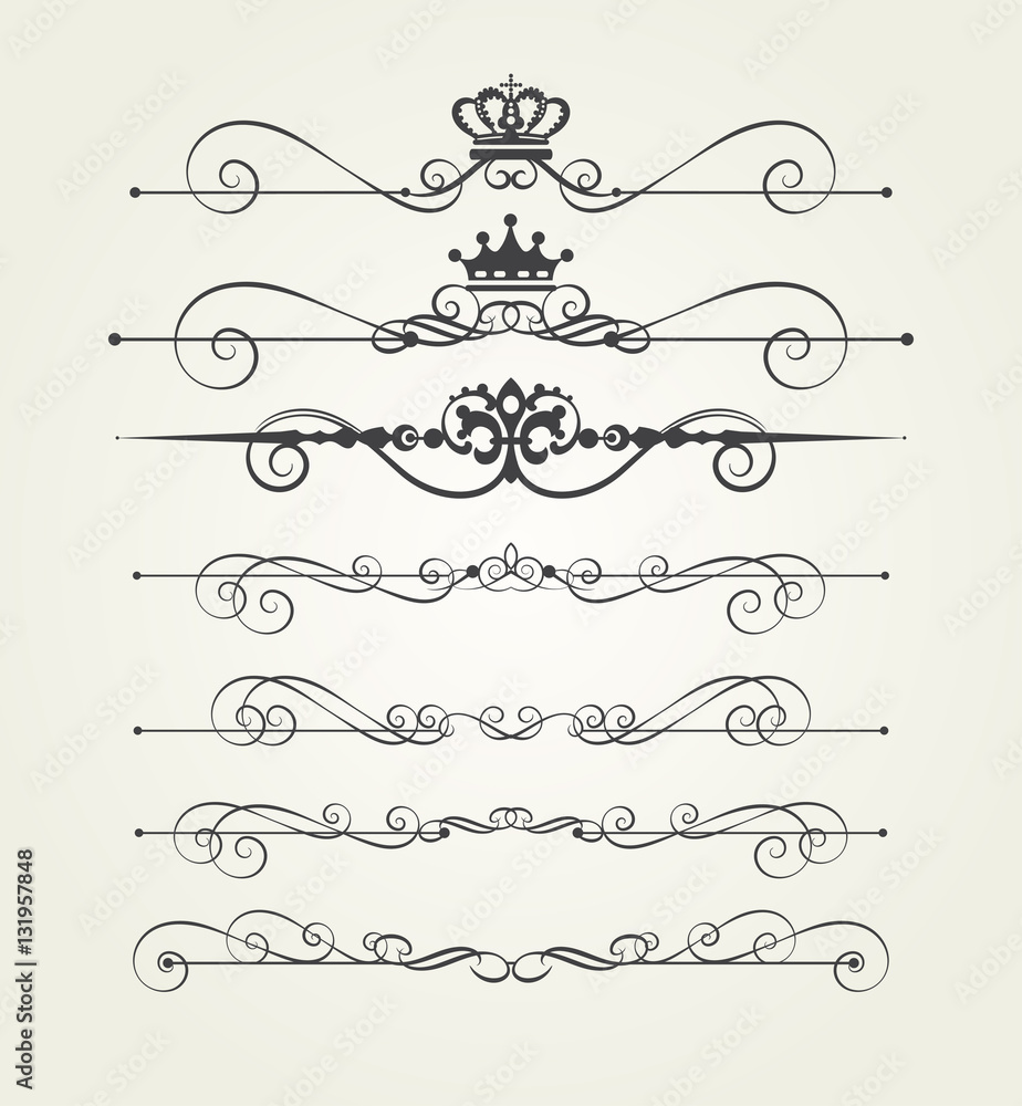 Obraz premium Design elements vector set