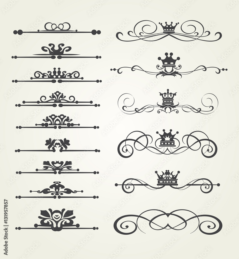 Calligraphic design Elements for Your Design