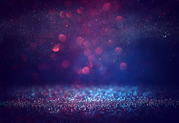 Red glitter vintage lights background