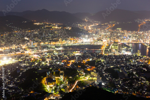 Nagasaki in city of japan