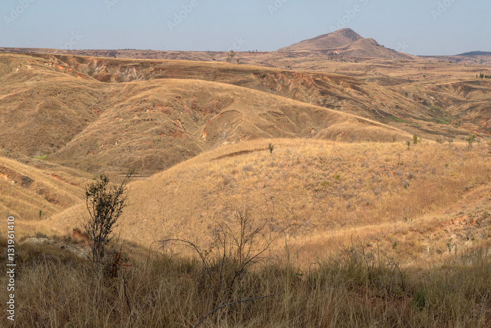 View from Miandrivazo highland area, Toliara Province, Madagascar.