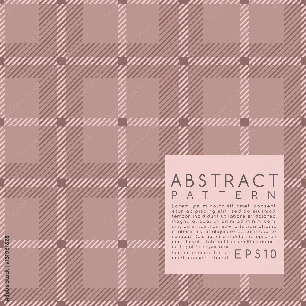 Fabric Pattern : Plaid : Vector Illustration Fabric Pattern : Plaid : Vector Illustration