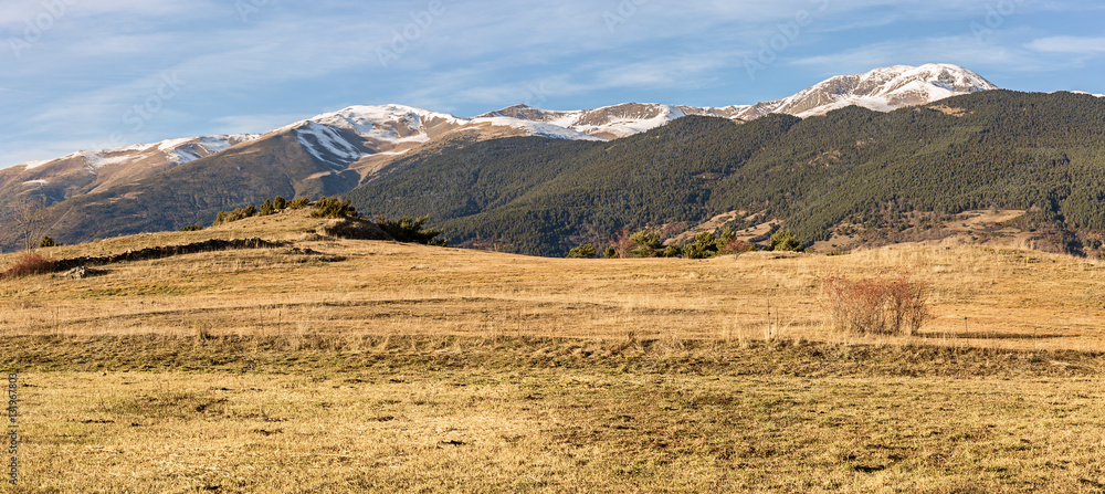 Pyrenees panorama from Campelles, Catalonia