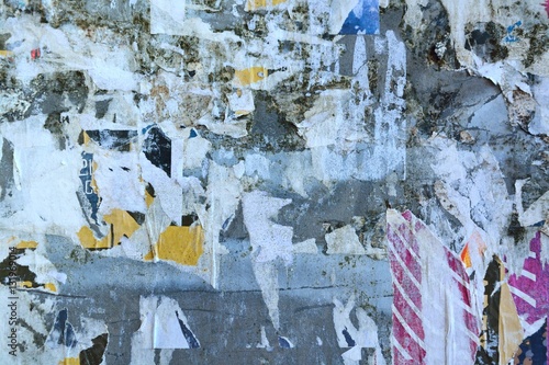 Abstract torn posters