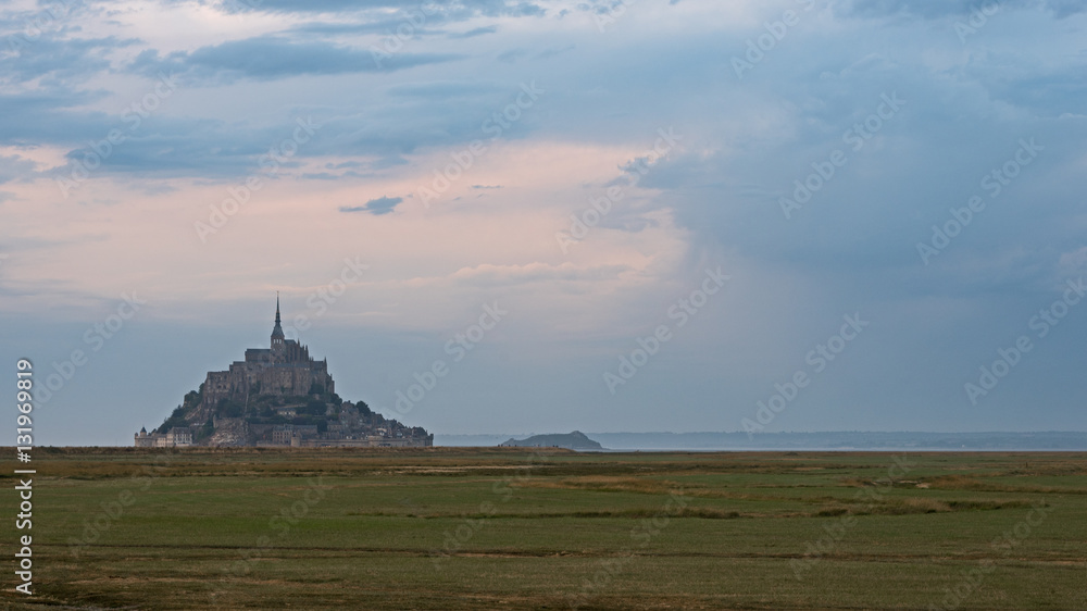 View of Mont saint Michel (Normandy, France)