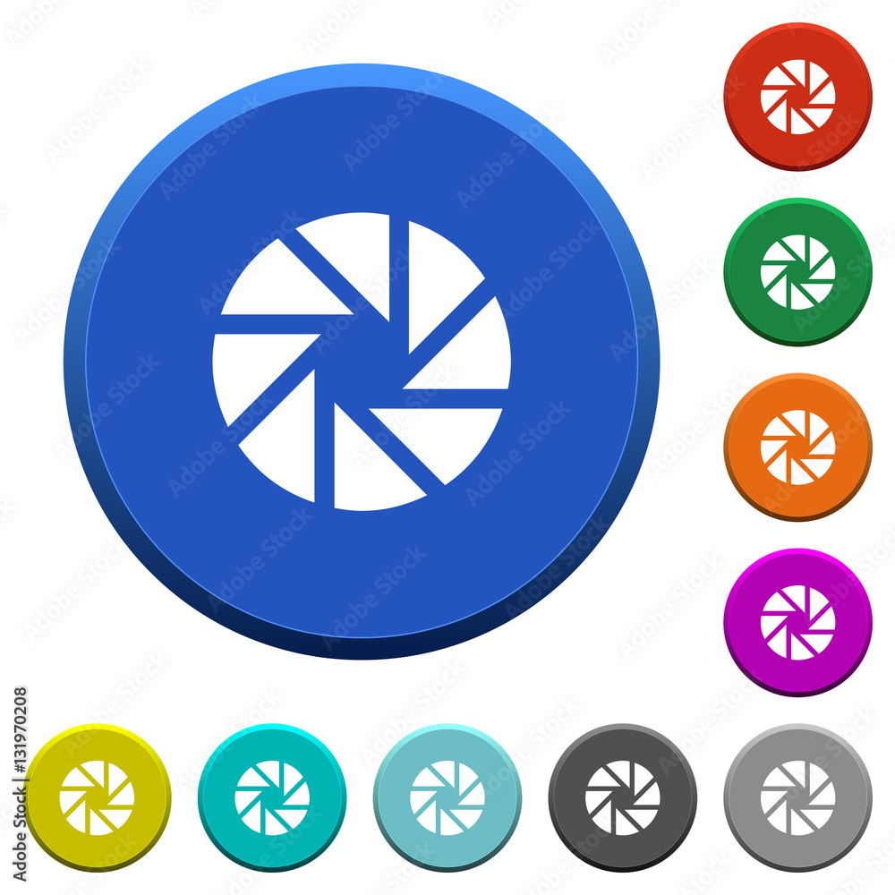 Aperture beveled buttons Aperture beveled buttons