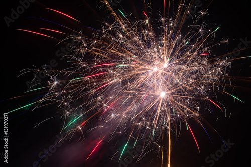 New Year's Eve fireworks explosion © ventura