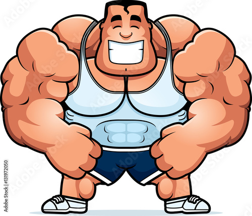 Cartoon Personal Trainer