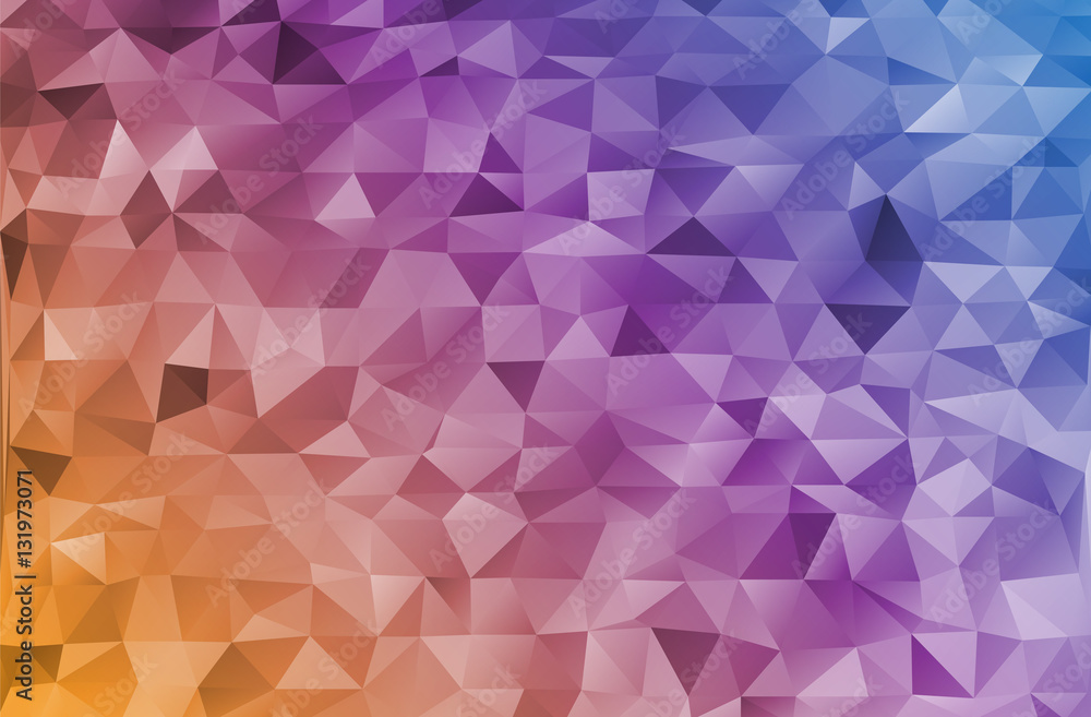 Obraz premium Mosaic design templates. Colorful magic pattern. Rainbow abstract vector geometric triangle texture background for business card and web backdrop.