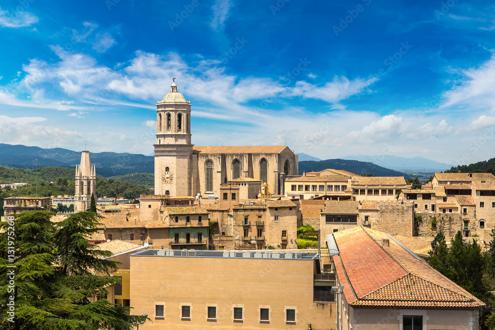 Panoramic view of Girona