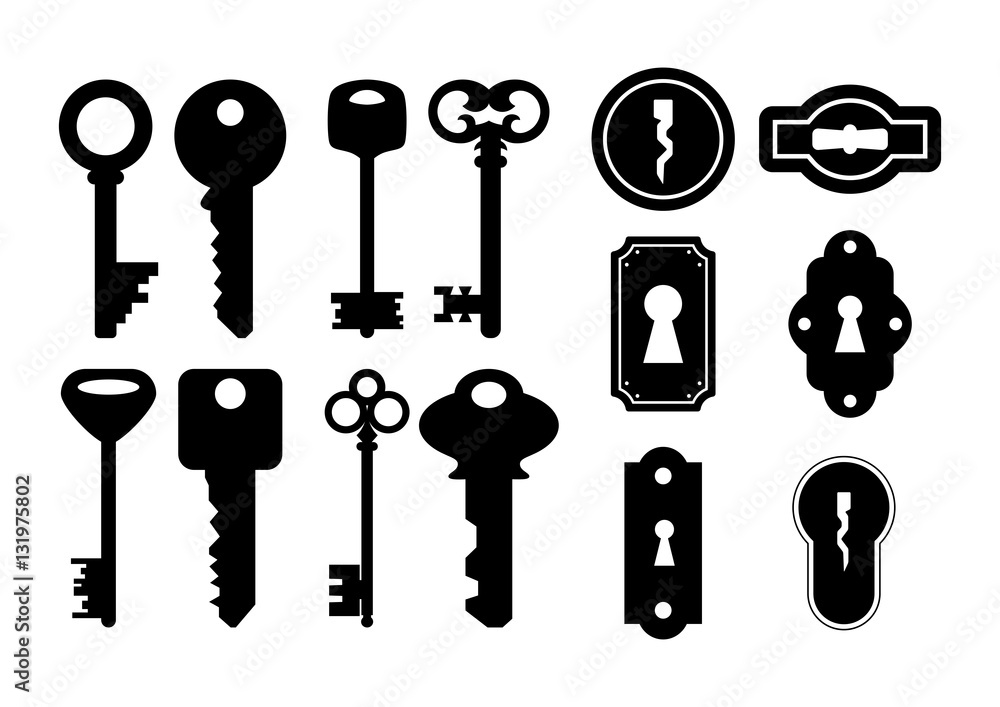 Keys and keyholes Keys and keyholes