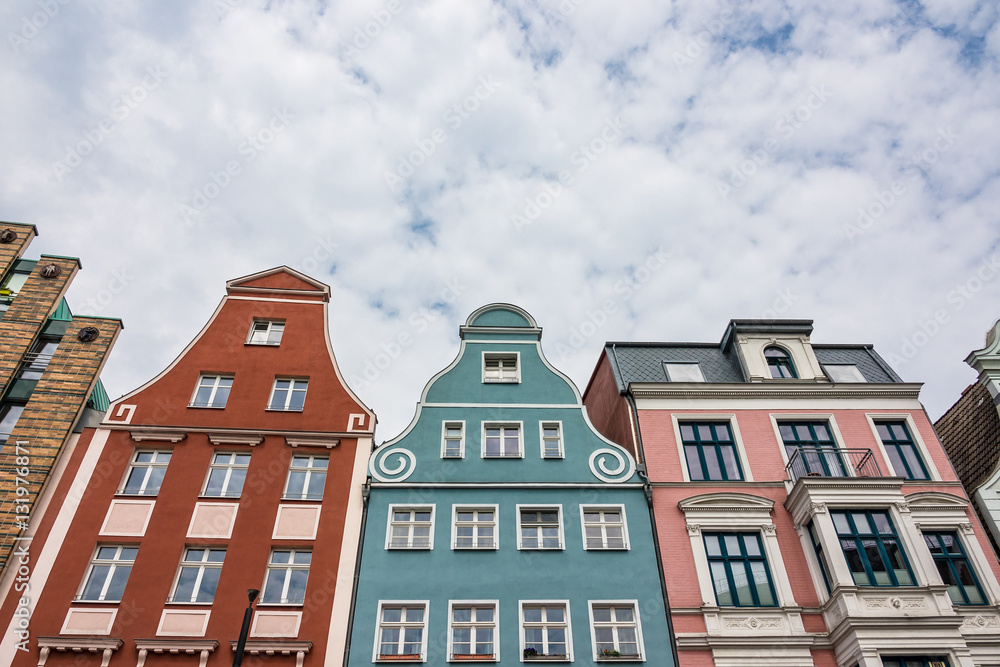 Fototapeta premium Gebäude in der Hansestadt Rostock