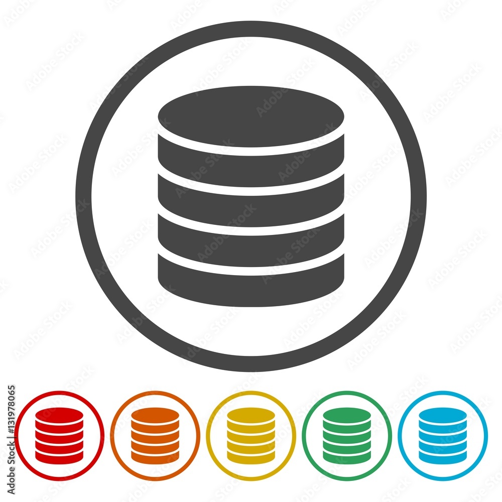 Database sign icon, Database Icon Database sign icon, Database Icon