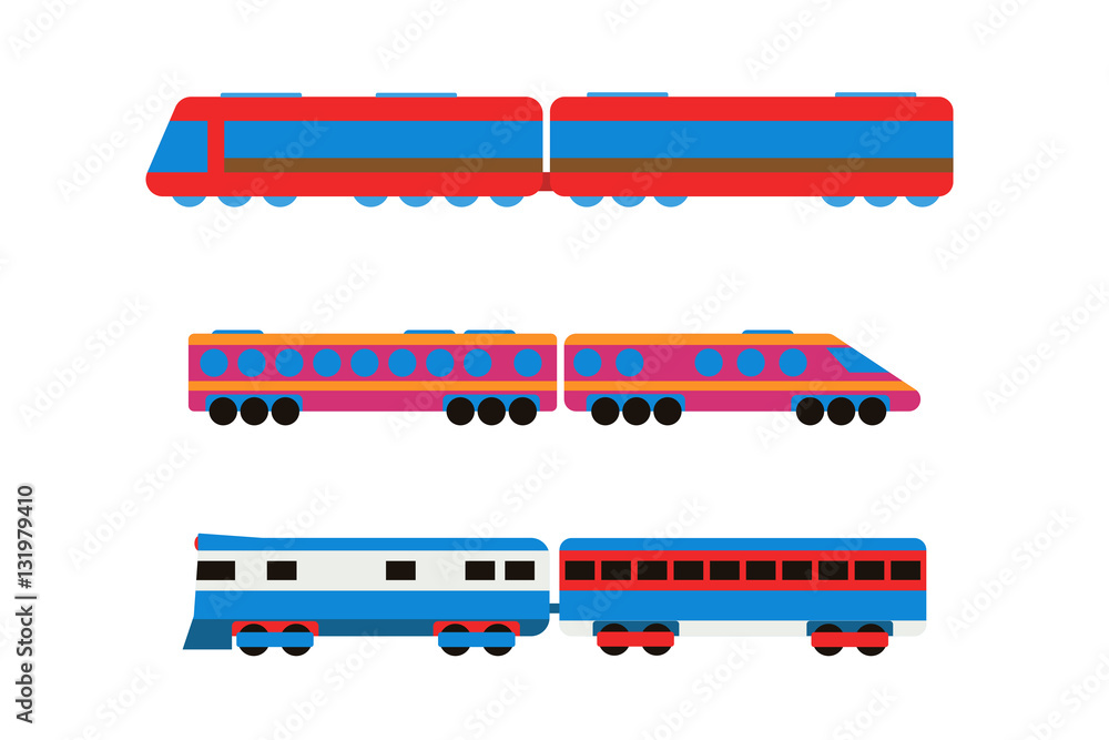 Toy train vector illustration. Toy train vector illustration.