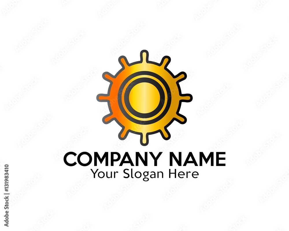 Fototapeta premium company logo, vector design, business logo, material