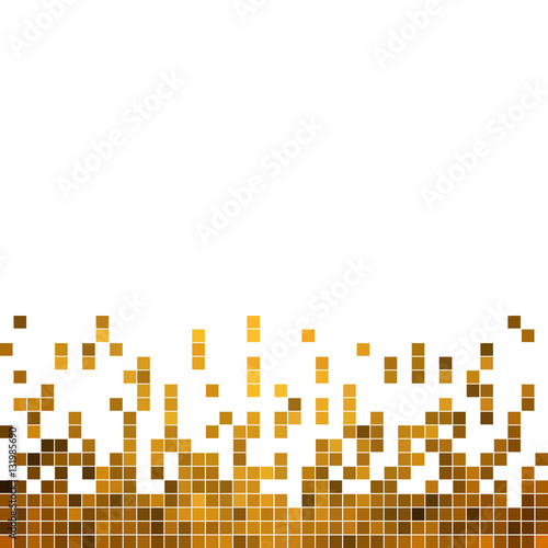 abstract vector square pixel mosaic background