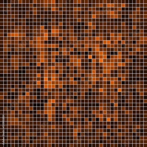 abstract vector square pixel mosaic background