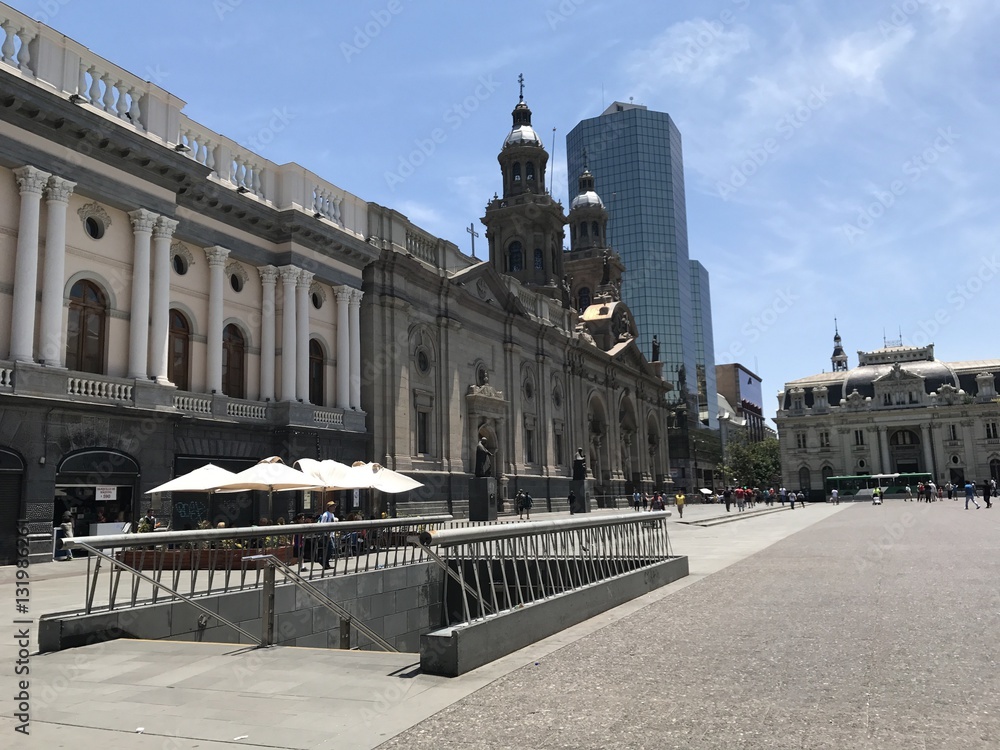 Fototapeta premium cathedral in Santiago Chile