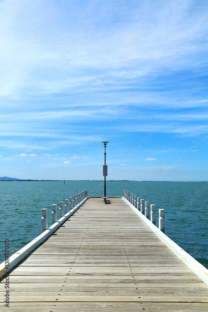 Fototapeta premium Bollards in Gellong, Australia