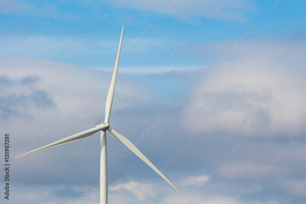 Wind turbine or windmill with blue sky background, Thailand Wind turbine or windmill with blue sky background, Thailand