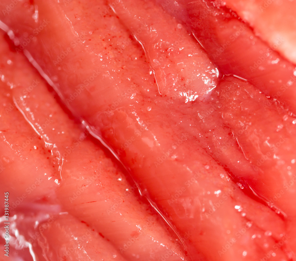 fresh meat as a background. macro