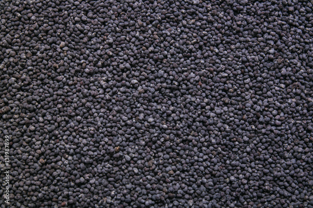 Black poppy seed background and textured Black poppy seed background and textured