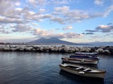 Napoli, il golfo ed il Vesuvio
